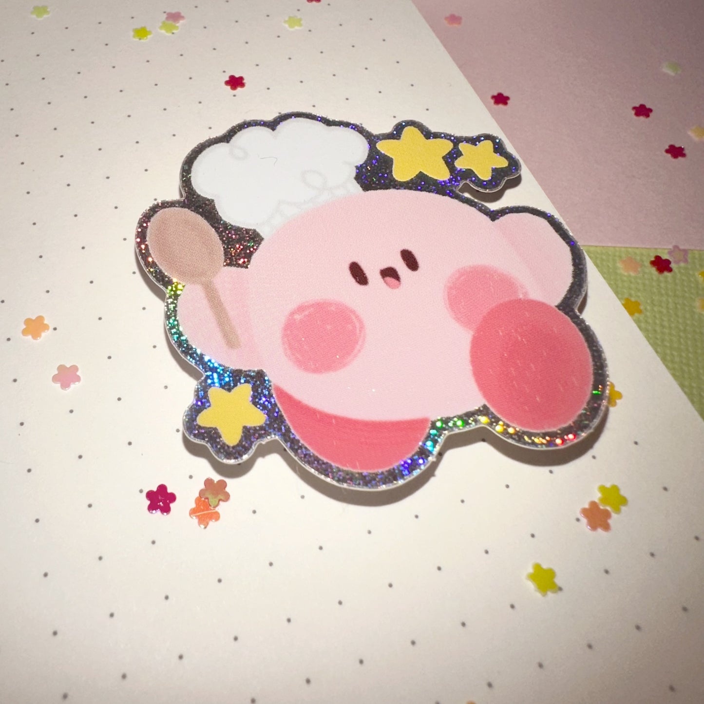 Kirb Baking Charity Sticker