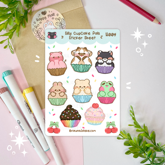 Cupcake Pals Sticker Sheet