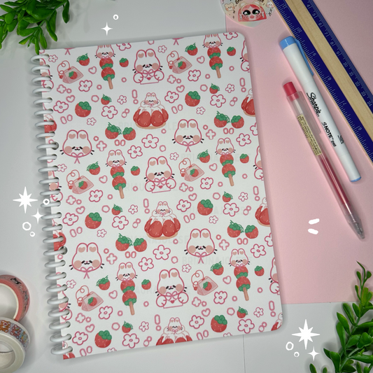 StrawBunny Spiral Notebook