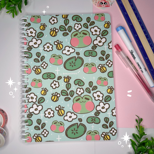 Froggy Spiral Notebook